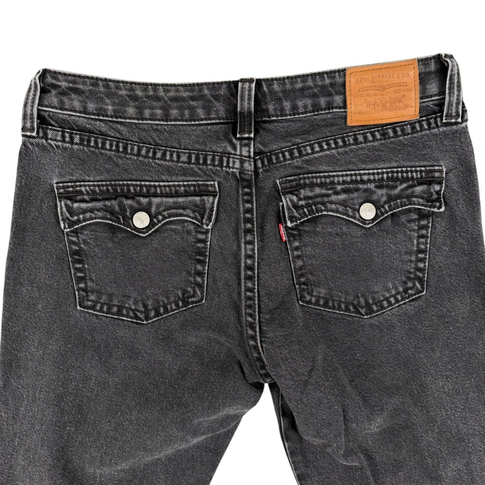 Levi's Premium Jeans‎ Womens 31 Black Noughties Bootcut Denim Water Less Stretch - Picture 9 of 14